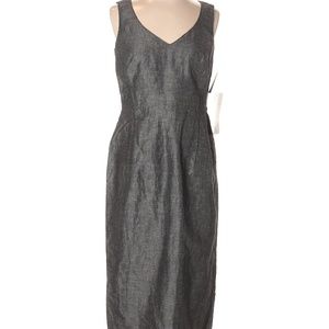 DM Donna Morgan Linen Sheath Dress - Size 2